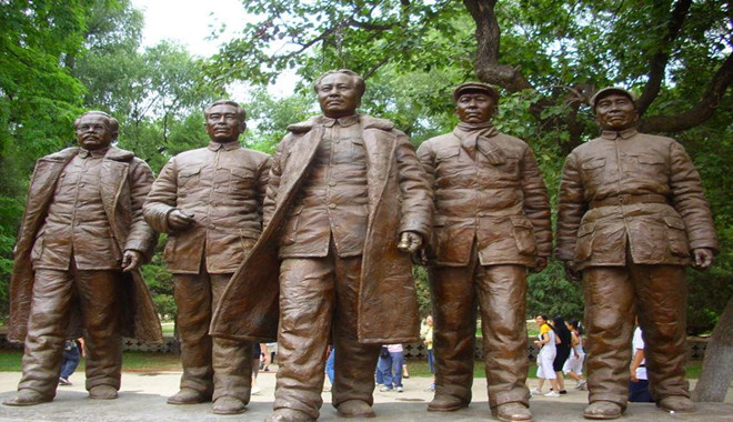 延安棗園、南泥灣、壺口、西安兵馬俑、華清宮